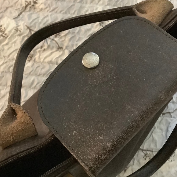 Brown Longchamp Small Pliage Bag - Picture 7 of 10